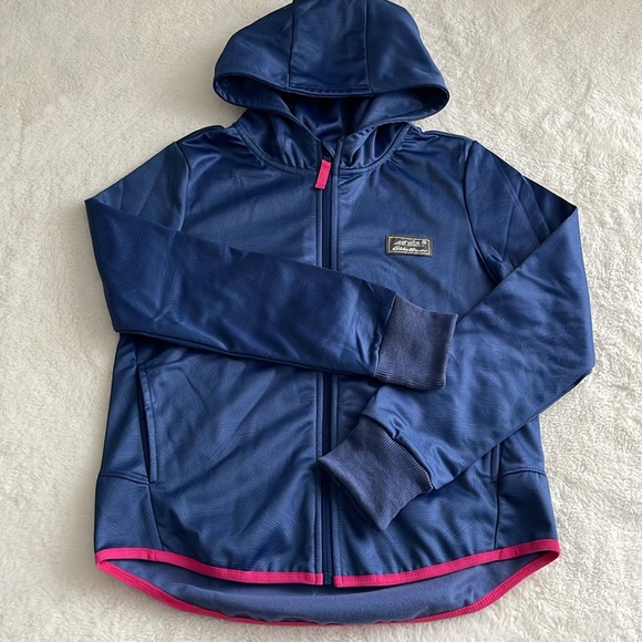 NWT Eddie Bauer Girls Trail Active Hooded Jacket Size L/14 - Picture 6 of 13